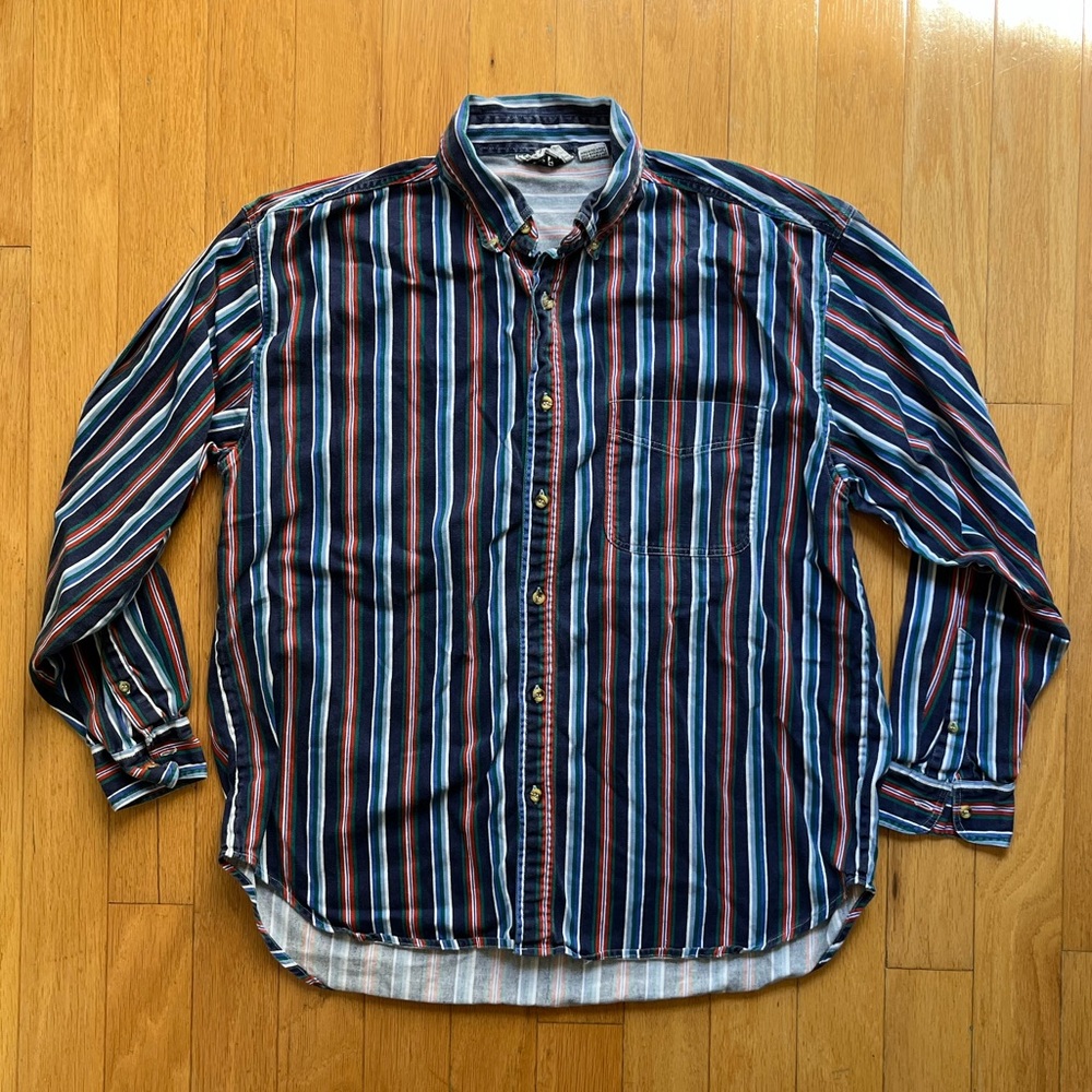 Vintage striped button down shirt
